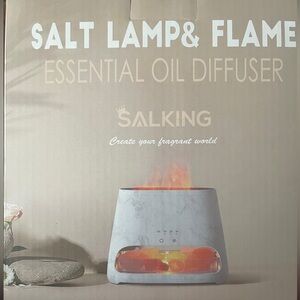 New in box Himalayan salt lamp diffuser